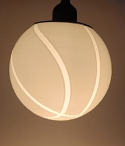 Hybrid Hanging/Desk Basketball Lamp 3d model