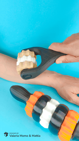 Modular Massage Roller — Customize Your Relaxation 3d model