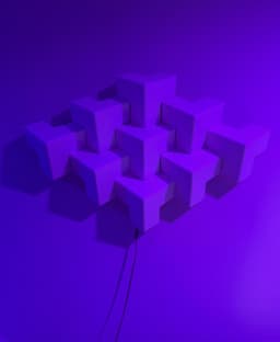 Jano-Leafs 4.0: 3D Printed Wall Mounted LED Panels (Interwoven) 3d model