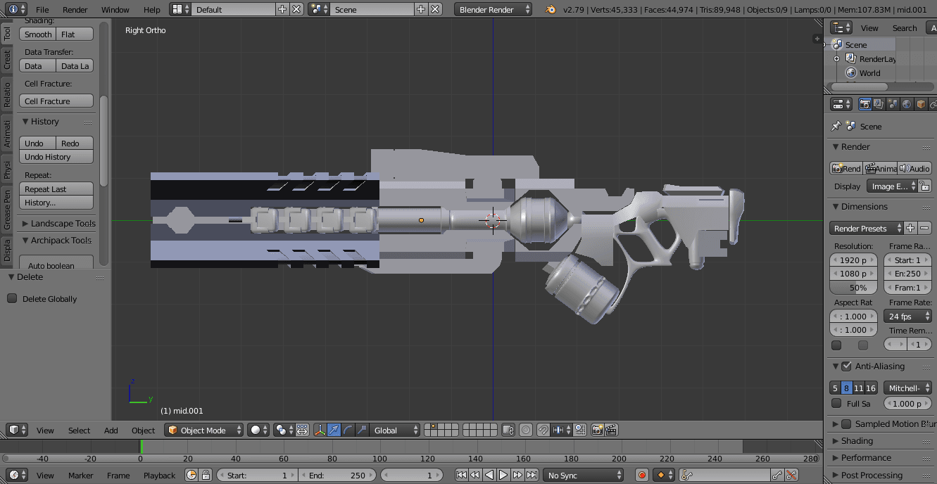 Future Gun.stl 3d model