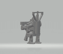 FHW: Worker Bot Sergeant Bannerman set 3d model