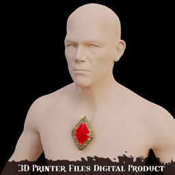 Fantasy Septim Amulet of Kings The Elder Scrolls IV: Oblivion 3d model