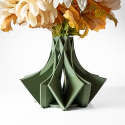 The Ramo Vase, Modern and Unique Home Decor for Dried and Preserved Flower Arrangement | STL File 3d model
