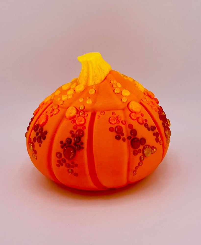 Decorative Pumpkin -Smiley 3d model