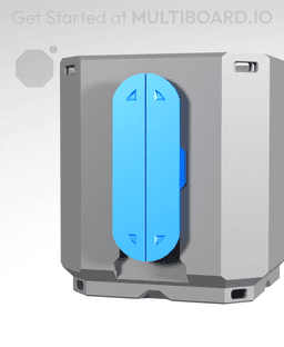 Rail - 1 LU Bin Fit - OO Fold-In Locked Lite Rail (1 MU Rail) 3d model