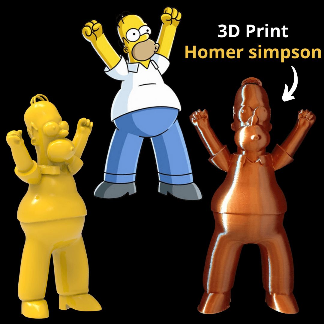 Homer Simpson 3d model