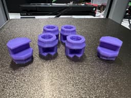 Multiboard Corner and Side Mounting Snaps 3d model