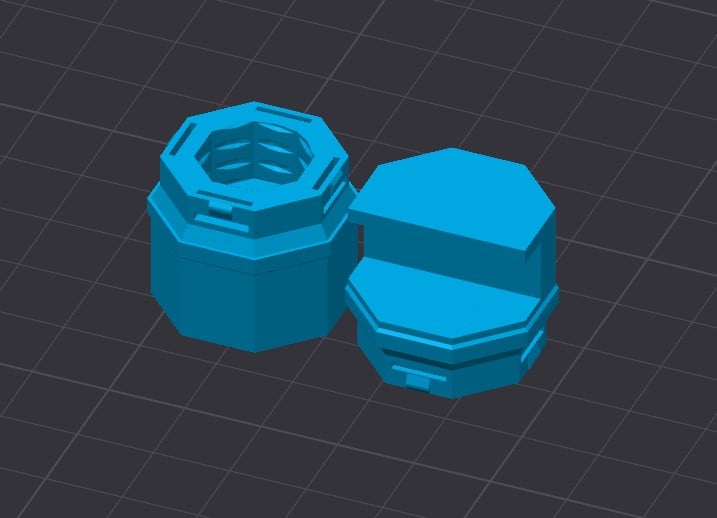 Multiboard Corner and Side Mounting Snaps 3d model