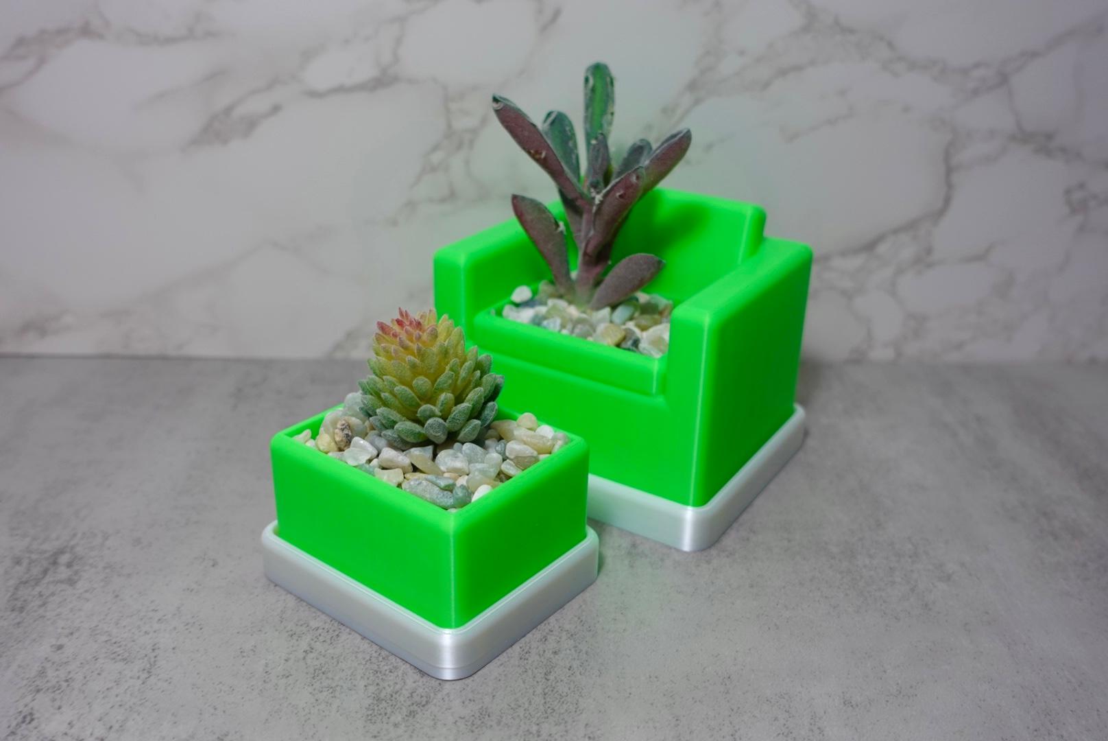 Sofa Planter Pots 3d model