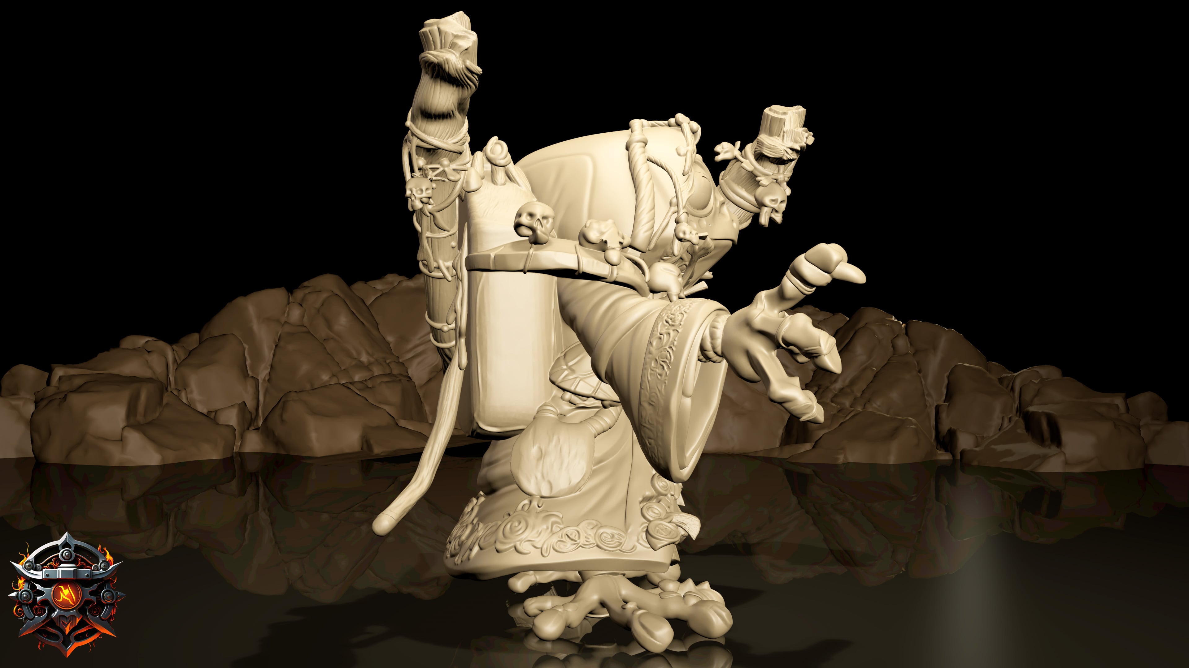 Slarn Toadrender of The Wetsong Covenant - FREE 3d model