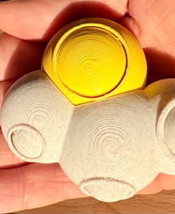 Sunny Sky Fidget Toy | Clicky and Roller Ball 3d model