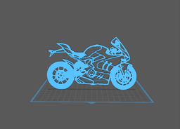 Ducati - Panigale V4 Wall Art 3d model