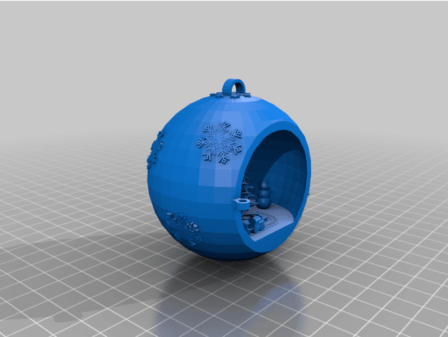 Christmas Morning Ornament 3d model