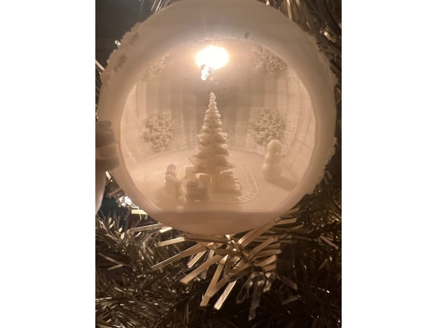 Christmas Morning Ornament 3d model