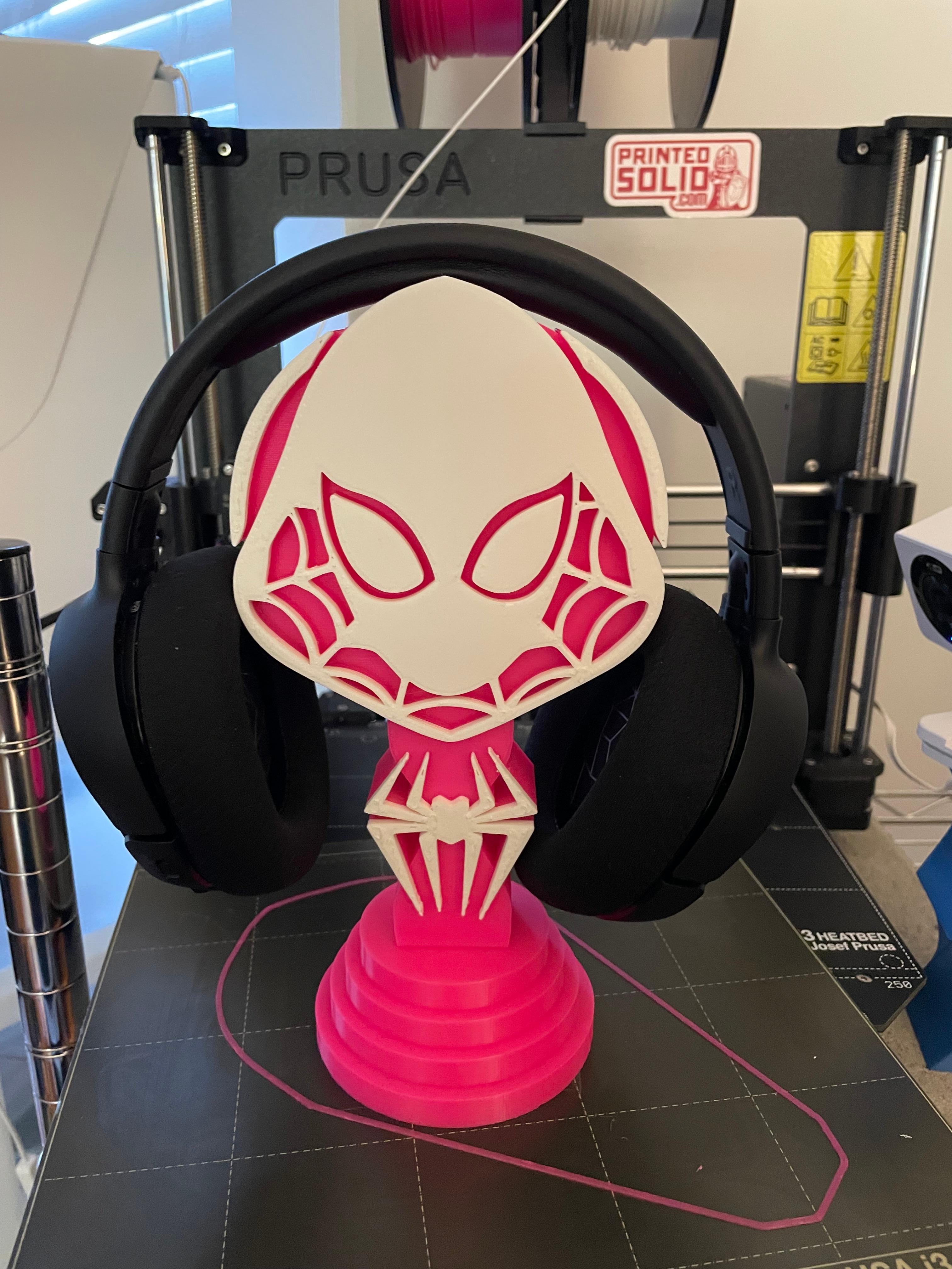Spider Gwen Headphone Stand 3d model