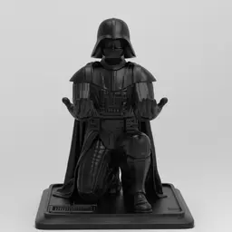 Kneeling Darth Vader Pen Holder 3d model
