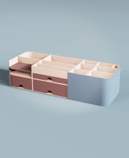 Long Desk Organizer - Space Station 3d model