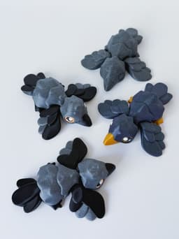Crow Flexi 3d model