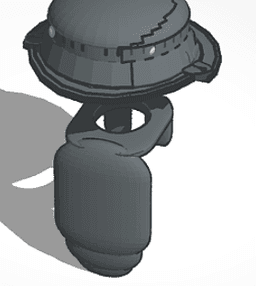 Minifigure German WWI Body Armor.stl 3d model