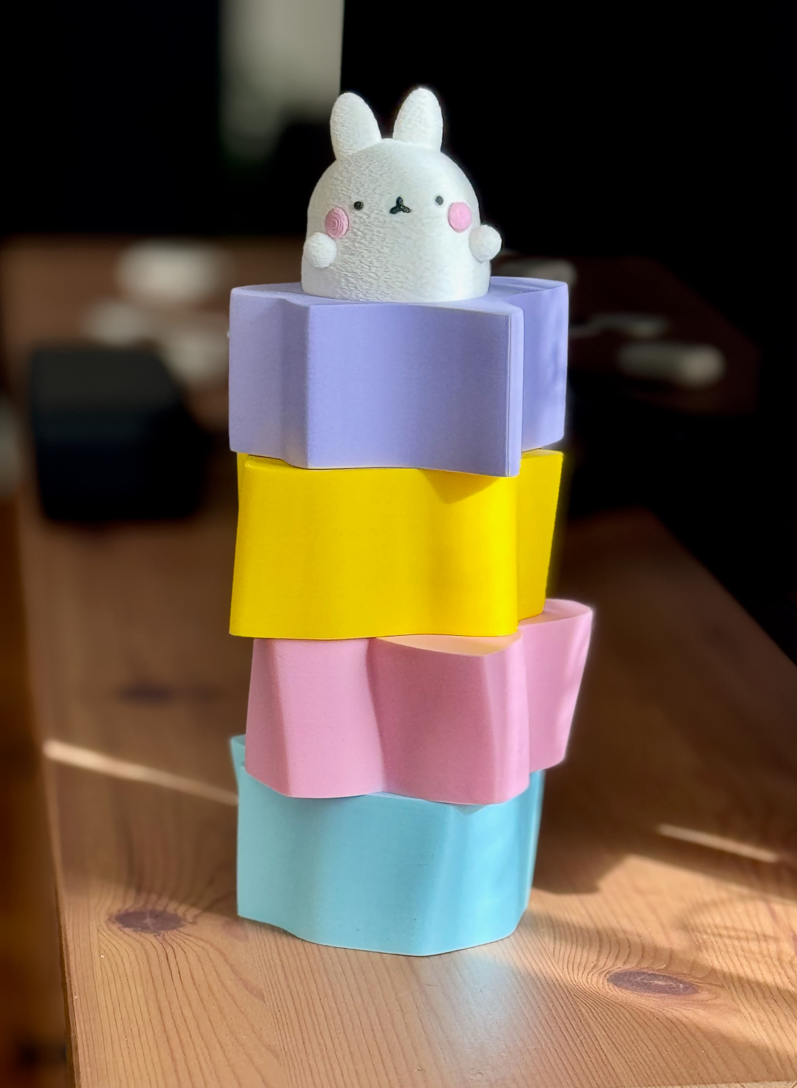This is my first print! I aimed for an Easter motif for my niece's room.