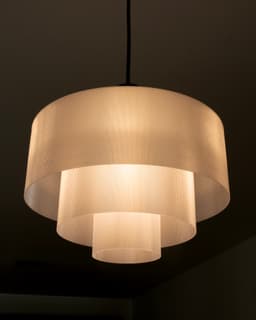3 Tier Pendant // Cylinder Lenticular 300mm 3d model