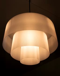 3 Tier Pendant // Cylinder Lenticular 300mm 3d model