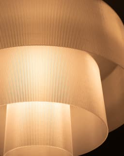 3 Tier Pendant // Cylinder Lenticular 300mm 3d model