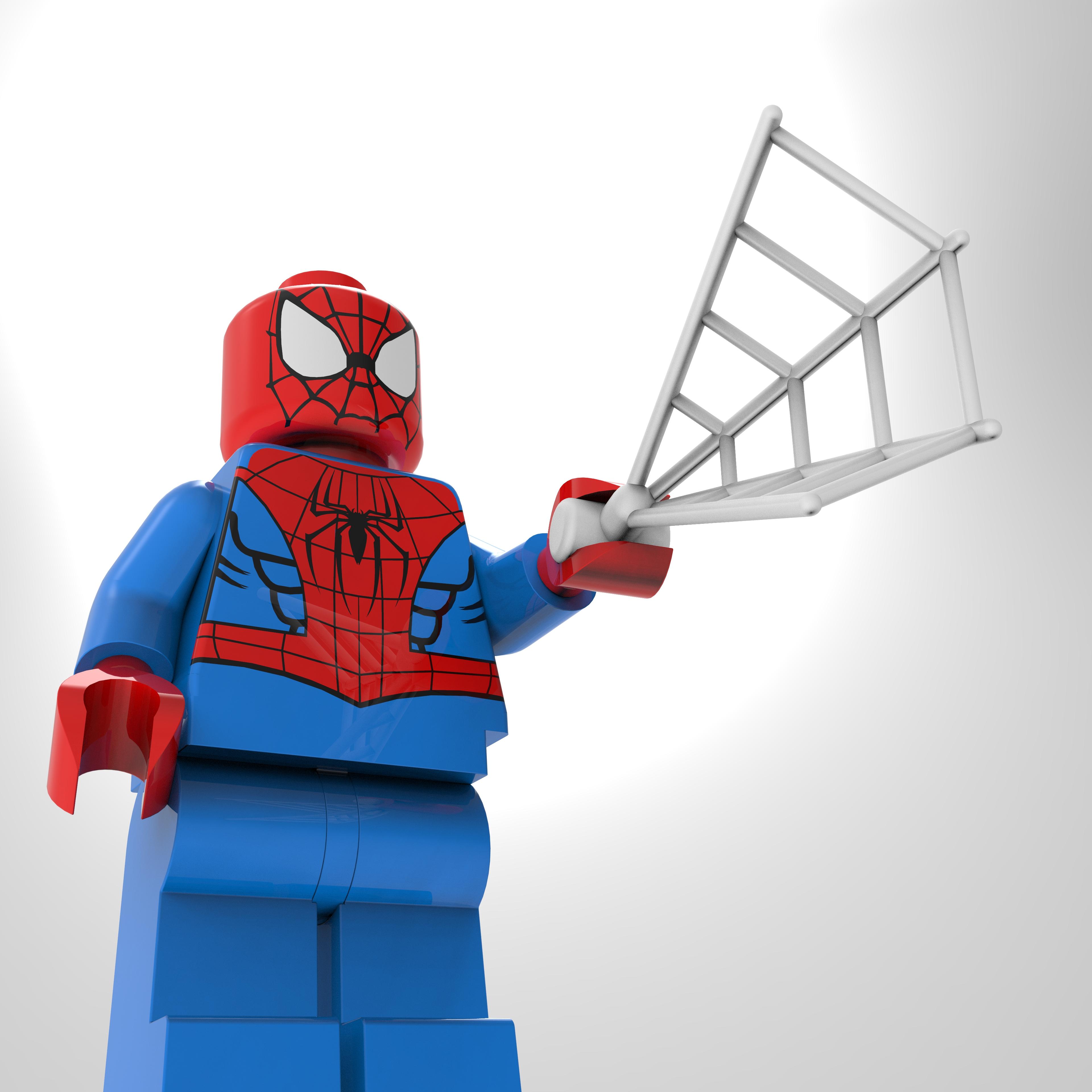 Spiderman LEGO  3d model