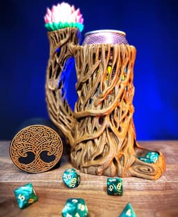 12OZ. Vine of Vitality Can Cozy Dice Tower 3d model