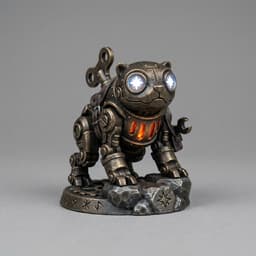 Iris and Orin - Gear Familiar STL - Vault of the Star Forge Meshy Miniatures 3d model