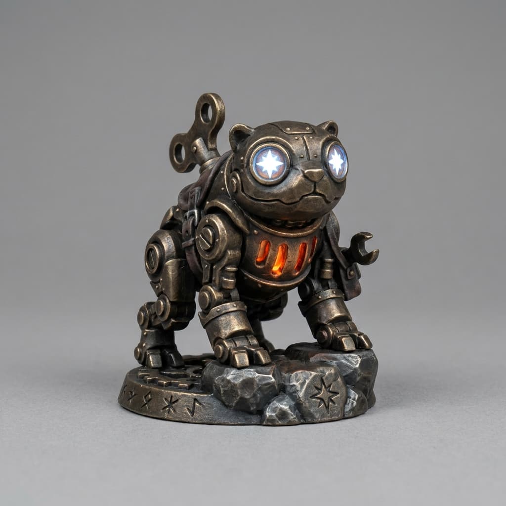 Iris and Orin - Gear Familiar STL - Vault of the Star Forge Meshy Miniatures 3d model