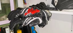 Motorcycle gloves support 3d model