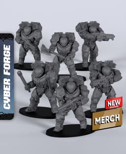 Fast Response - With Free Cyberpunk Warhammer - 40k Sci-Fi Gift Ideas for RPG and Wargamers 3d model