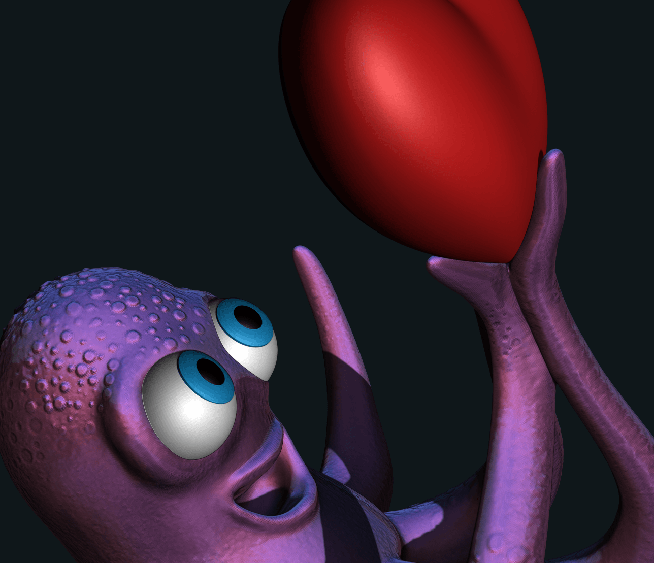 Lovetopus 3d model
