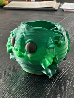 Swamp Creature Yarn Bowl 3d model
