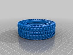 Airless Tyre for Traxxas E-Revo VXL - Dual Material print 3d model