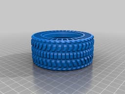 Airless Tyre for Traxxas E-Revo VXL - Dual Material print 3d model