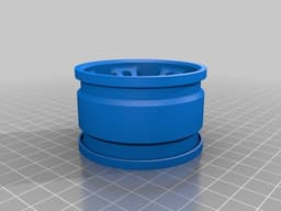 Airless Tyre for Traxxas E-Revo VXL - Dual Material print 3d model