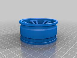 Airless Tyre for Traxxas E-Revo VXL - Dual Material print 3d model