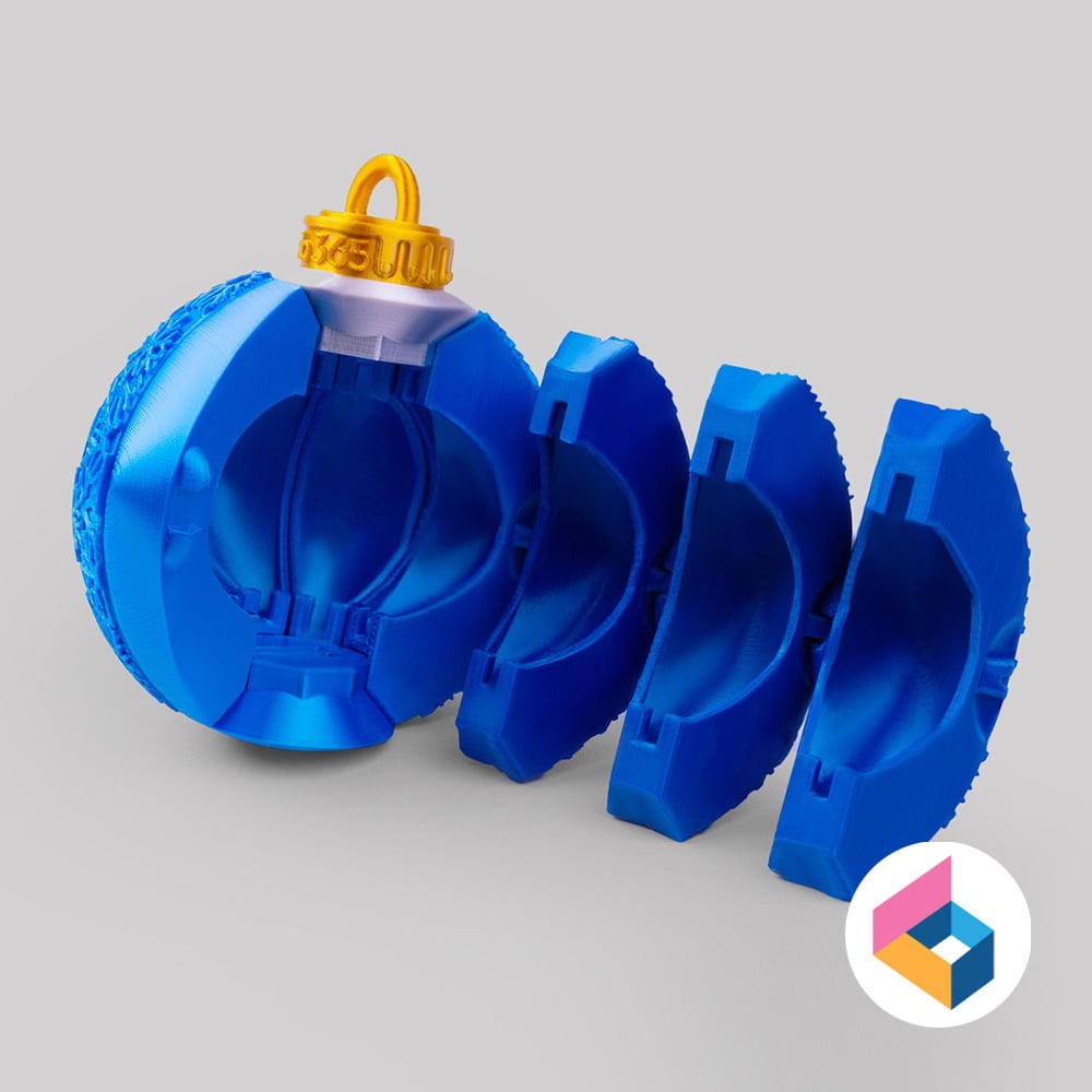 Foldable_Christmas_Ornament_Vertical 3d model