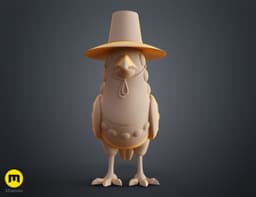 KPop Demon Hunters Sussie magpie bird 3d model
