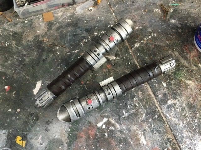 Starkiller's Lightsabers from The Force Unleashed 2 3d model