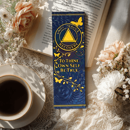 AA Recovery Bookmark - Alcoholics Anonymous 3d model