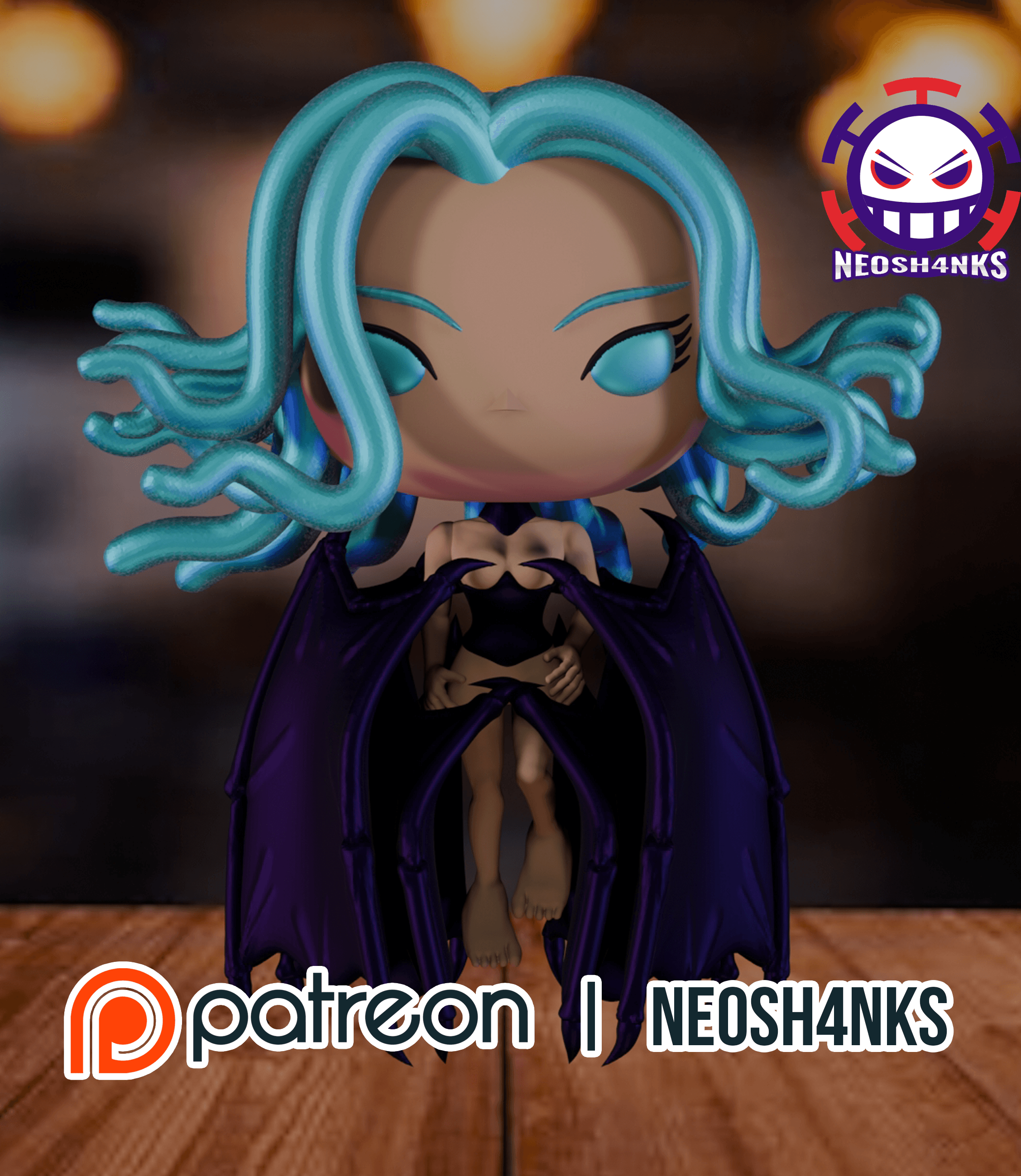 Berserk God Hand Slan Funko Style 3d model