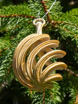 Spiral Christmas Bulb 2024 3d model