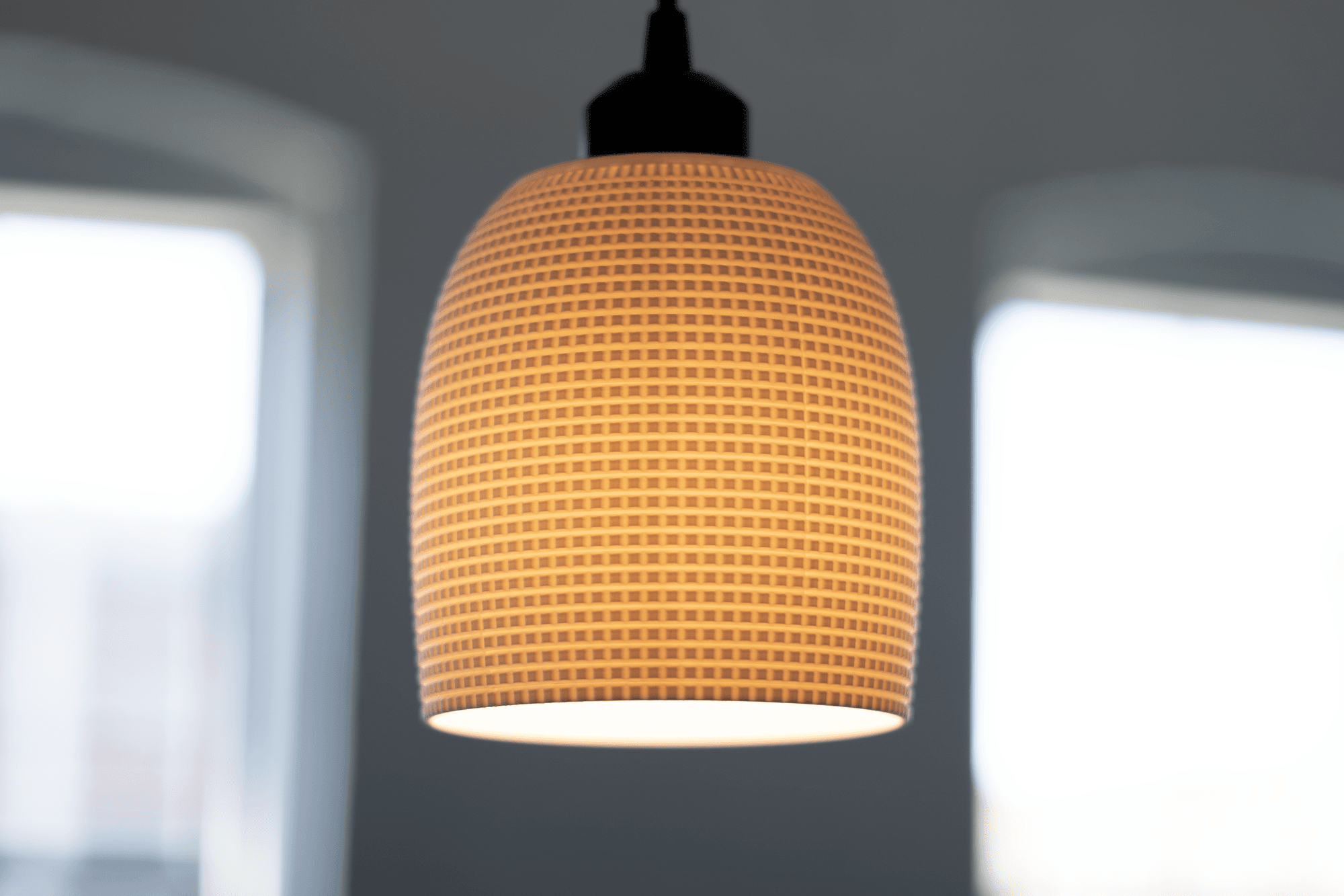 Grid Pendant Light 3d model