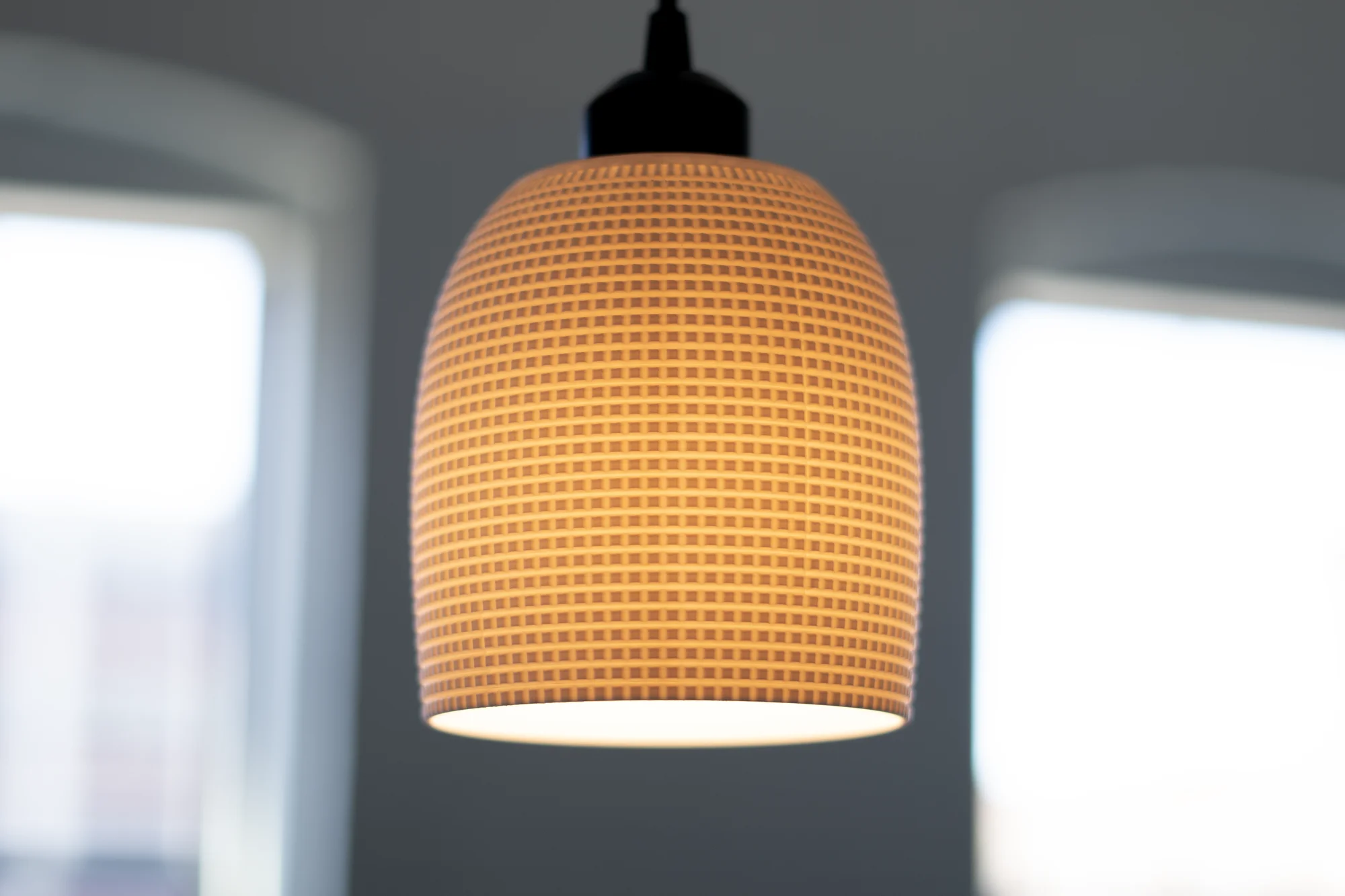 Grid Pendant Light 3d model