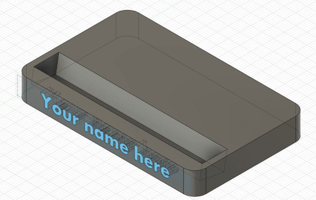 iPhone 12 Minimalistic Customisable Stand 3d model