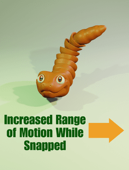 Sly - Articulated Snake, Snap-Flex TWIST 3d model
