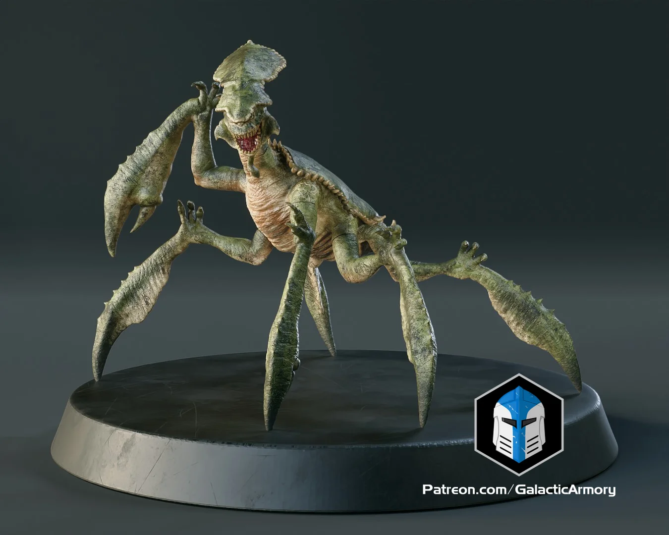 1:48 Scale Acklay Miniatures - 3D Print Files 3d model